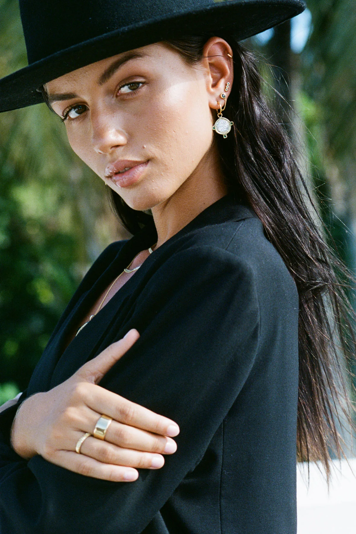 Bali coin earring gold plated - Image 4