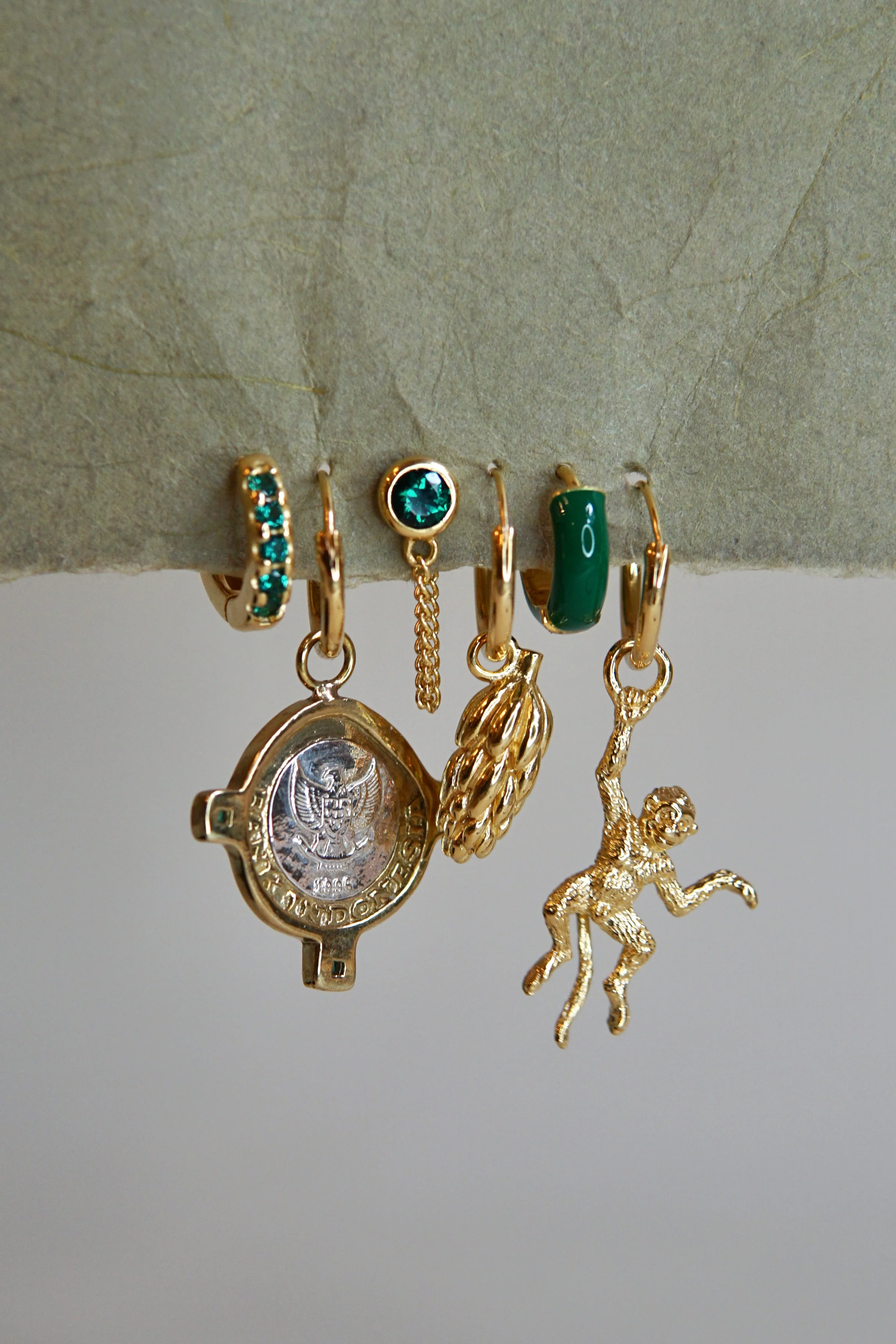 Bali coin earring gold plated - Image 7