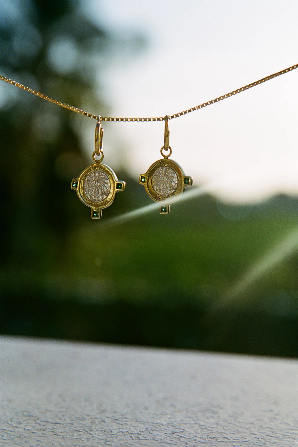Bali coin earring gold plated - Image 8