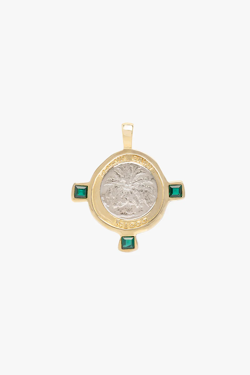 Bali coin necklace gold plated - Image 6