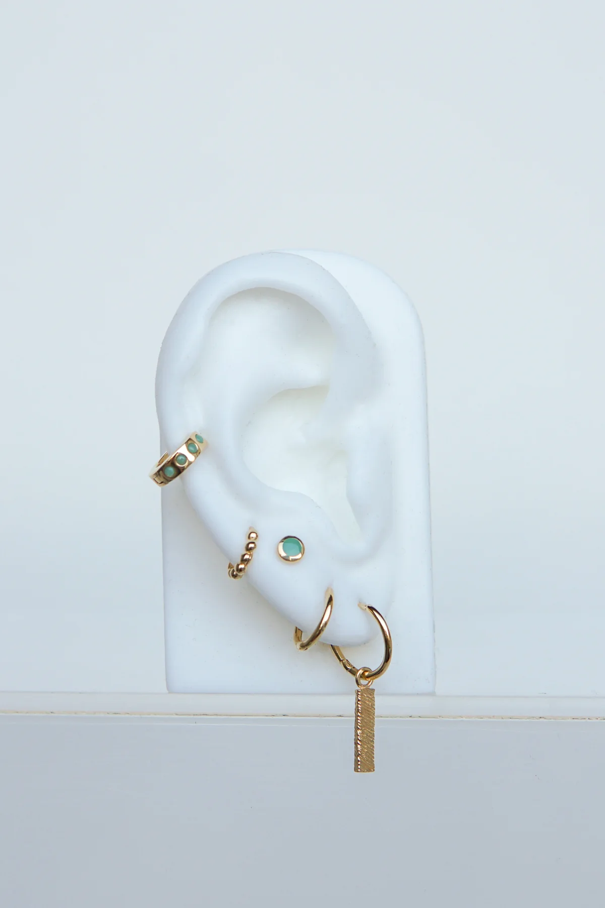 Basic wild hoop gold plated (11mm) - Image 5