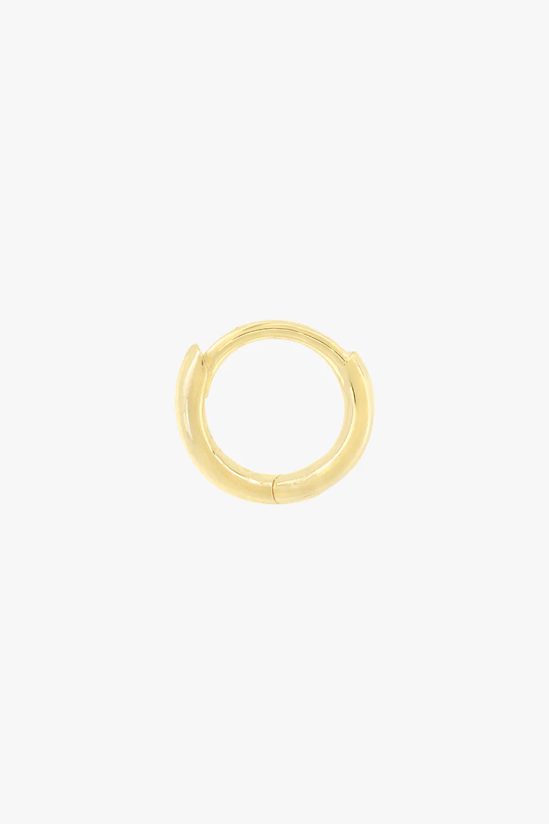 Basic wild hoop gold plated (9mm) - Image 6