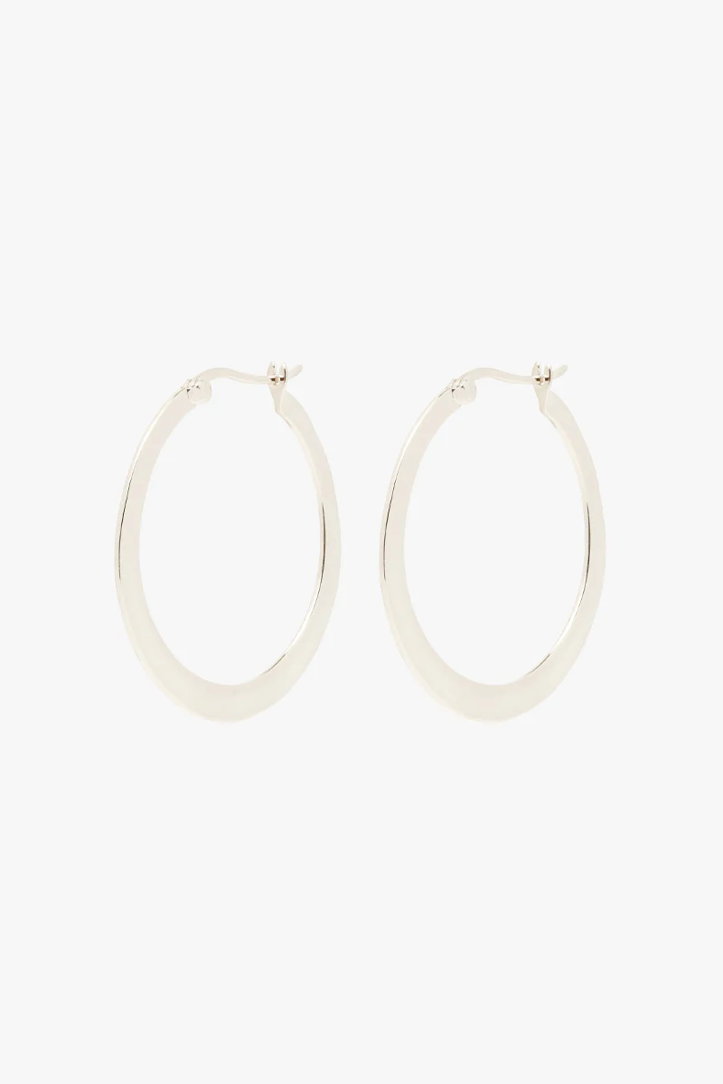 Big gypsy hoop silver (30mm) - Image 4