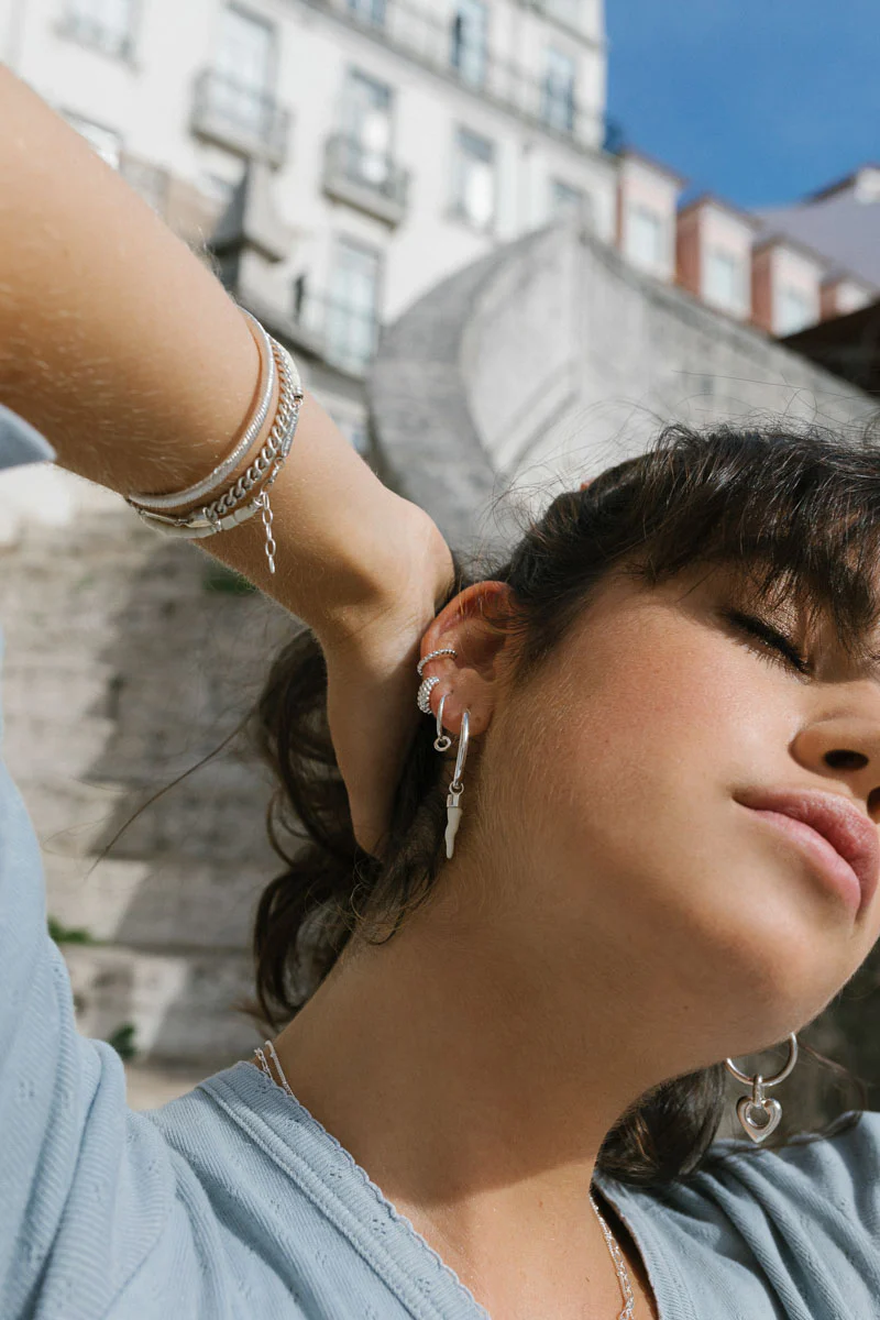 Bubble huggie silver - Image 4