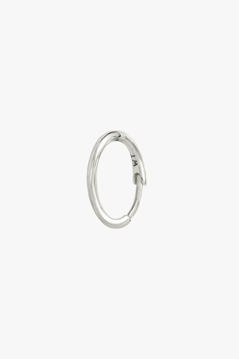 Basic wild hoop silver (13mm) - Image 10