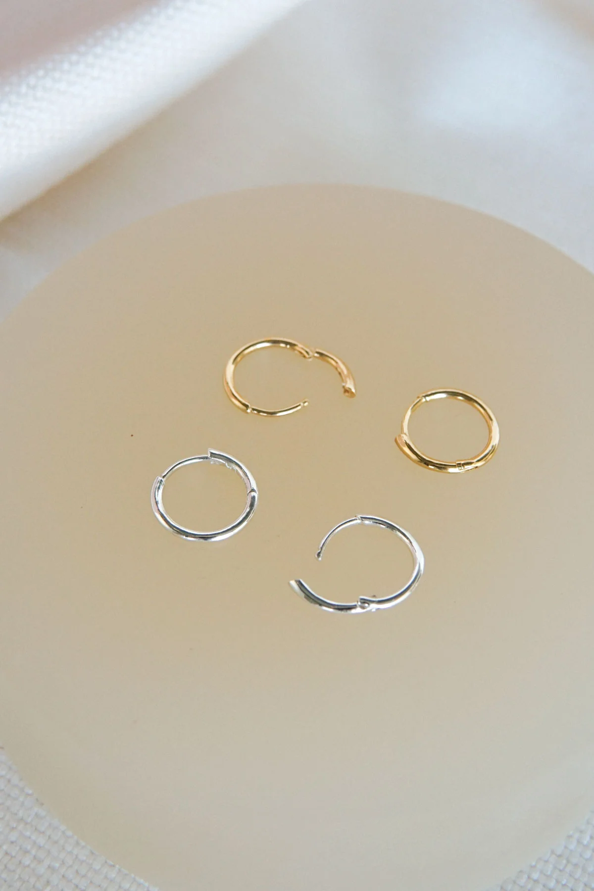 Basic wild hoop silver (13mm) - Image 3