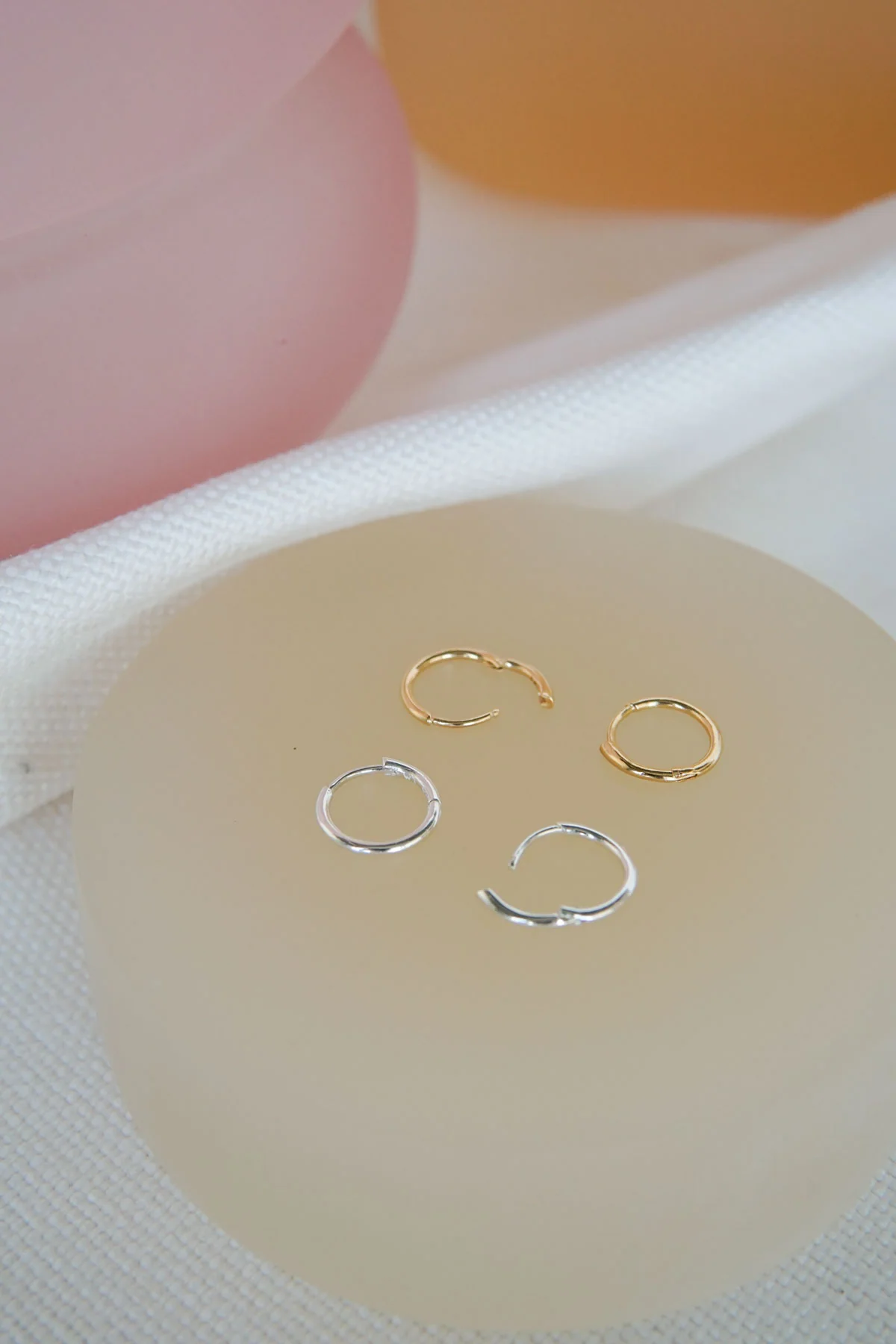 Basic wild hoop silver (13mm) - Image 6