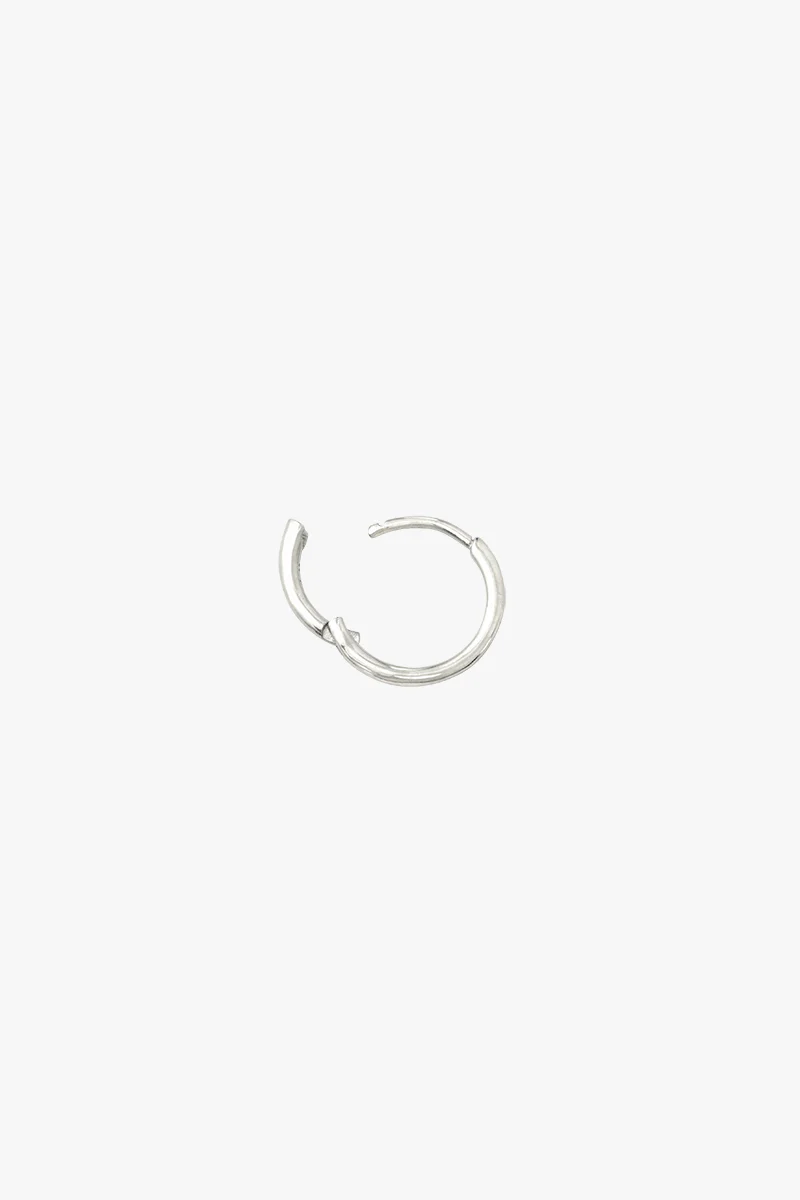 Basic wild hoop silver (13mm) - Image 8