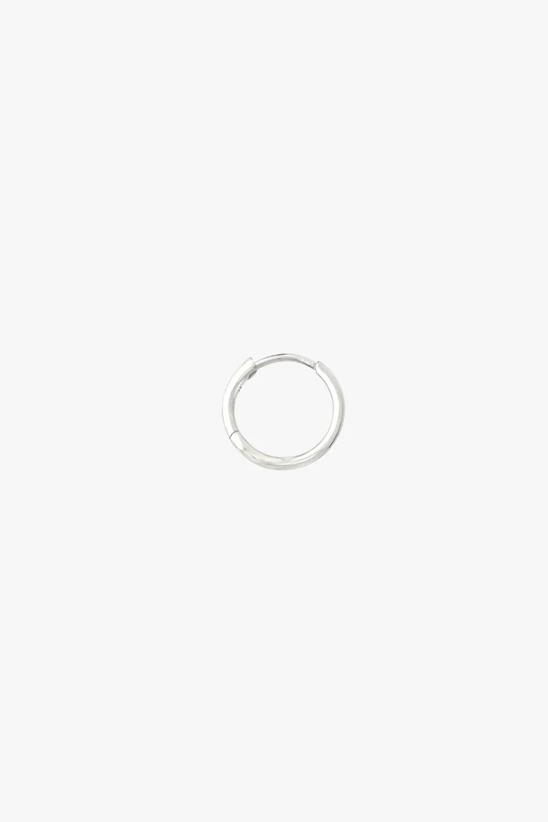 Basic wild hoop silver (13mm) - Image 9