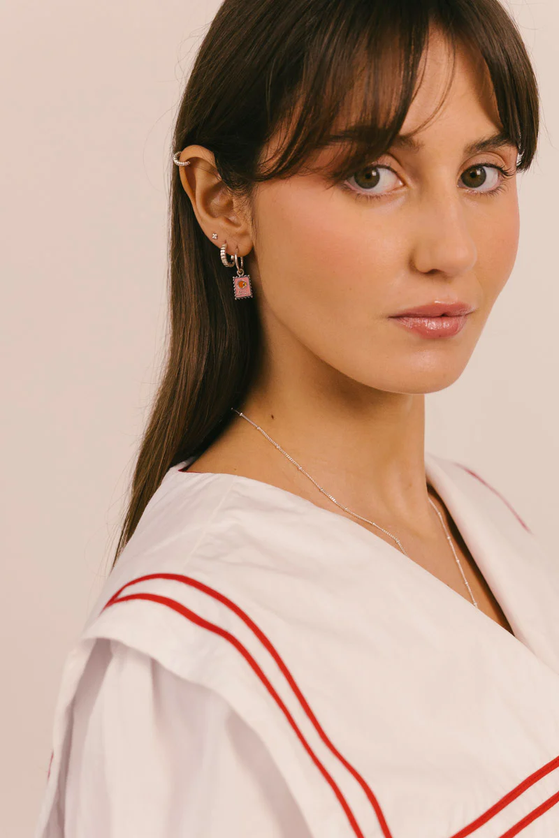 Dainty Flower Stud Silver - Image 3