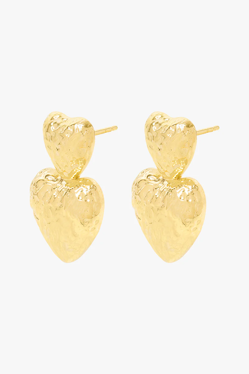 Entwined Love Earring Gold Plated - Image 4