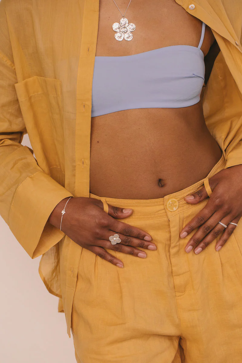 Flower Bracelet Silver - Image 5