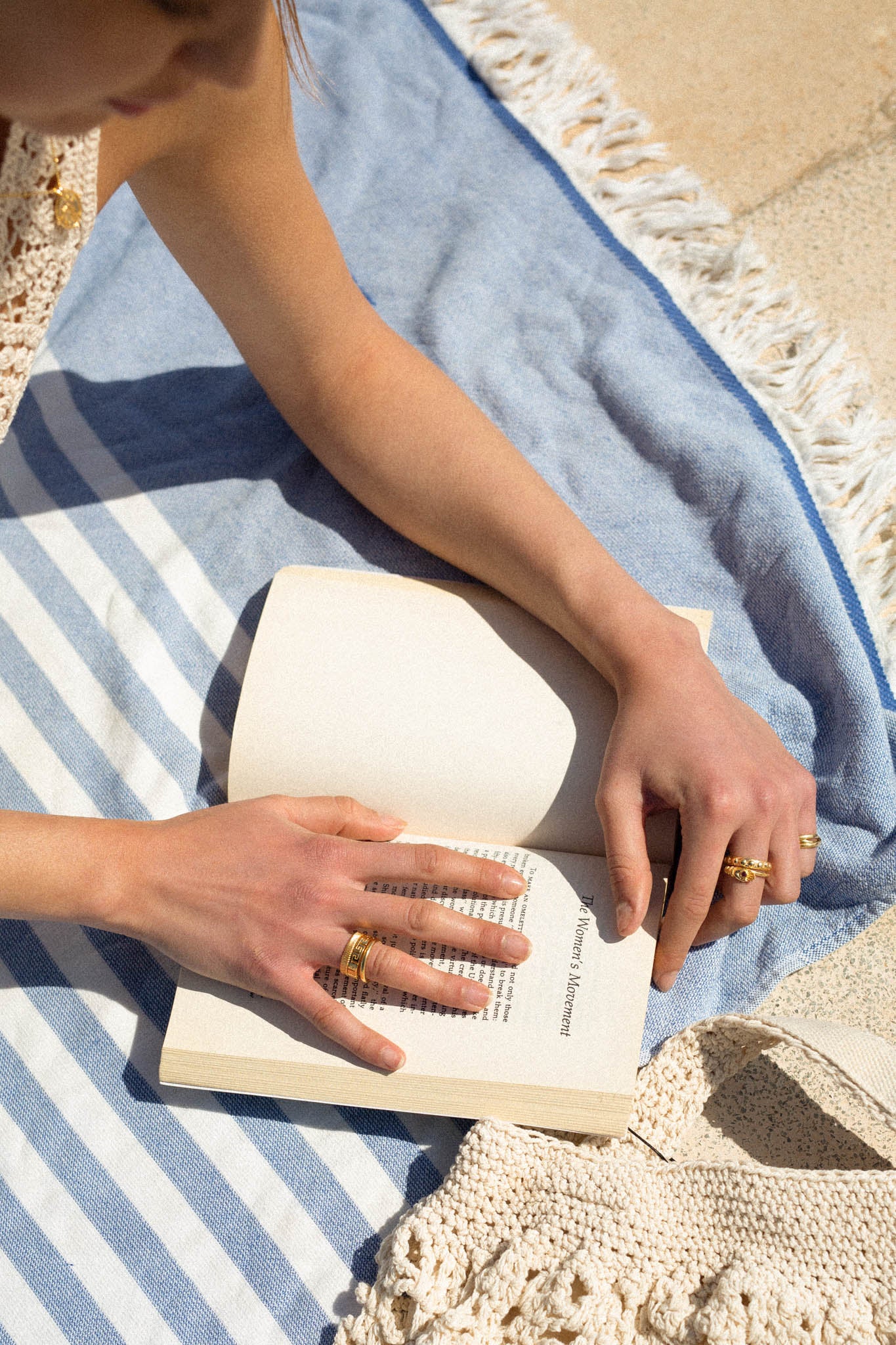 Hamsa hand ring gold plated - Image 9