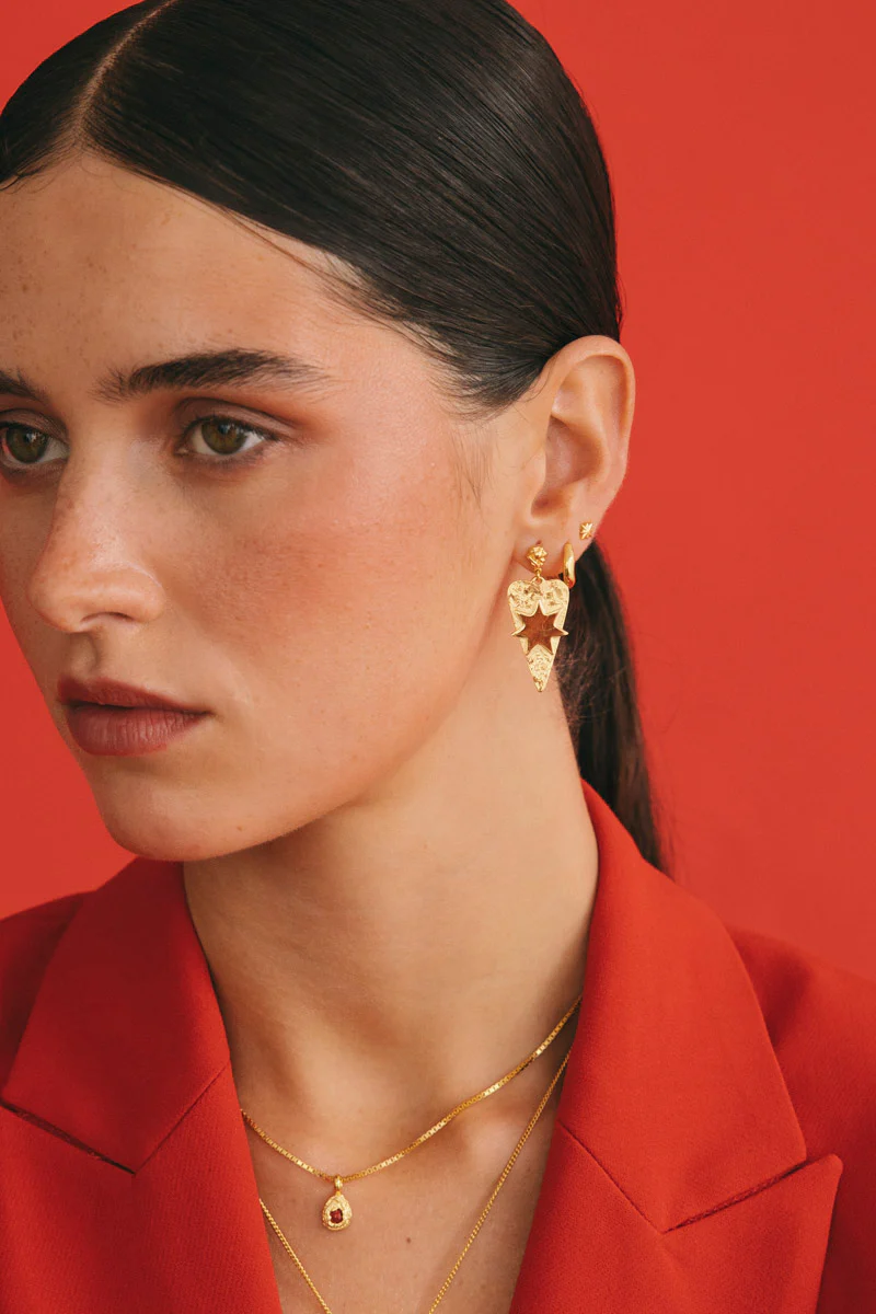 Interstellar Love Earring Gold Plated - Image 3