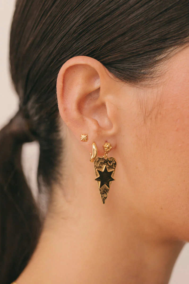 Interstellar Love Earring Gold Plated - Image 4