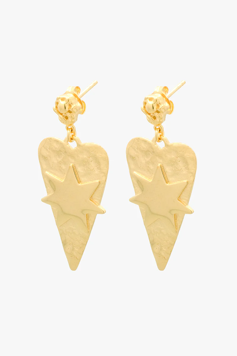 Interstellar Love Earring Gold Plated - Image 5