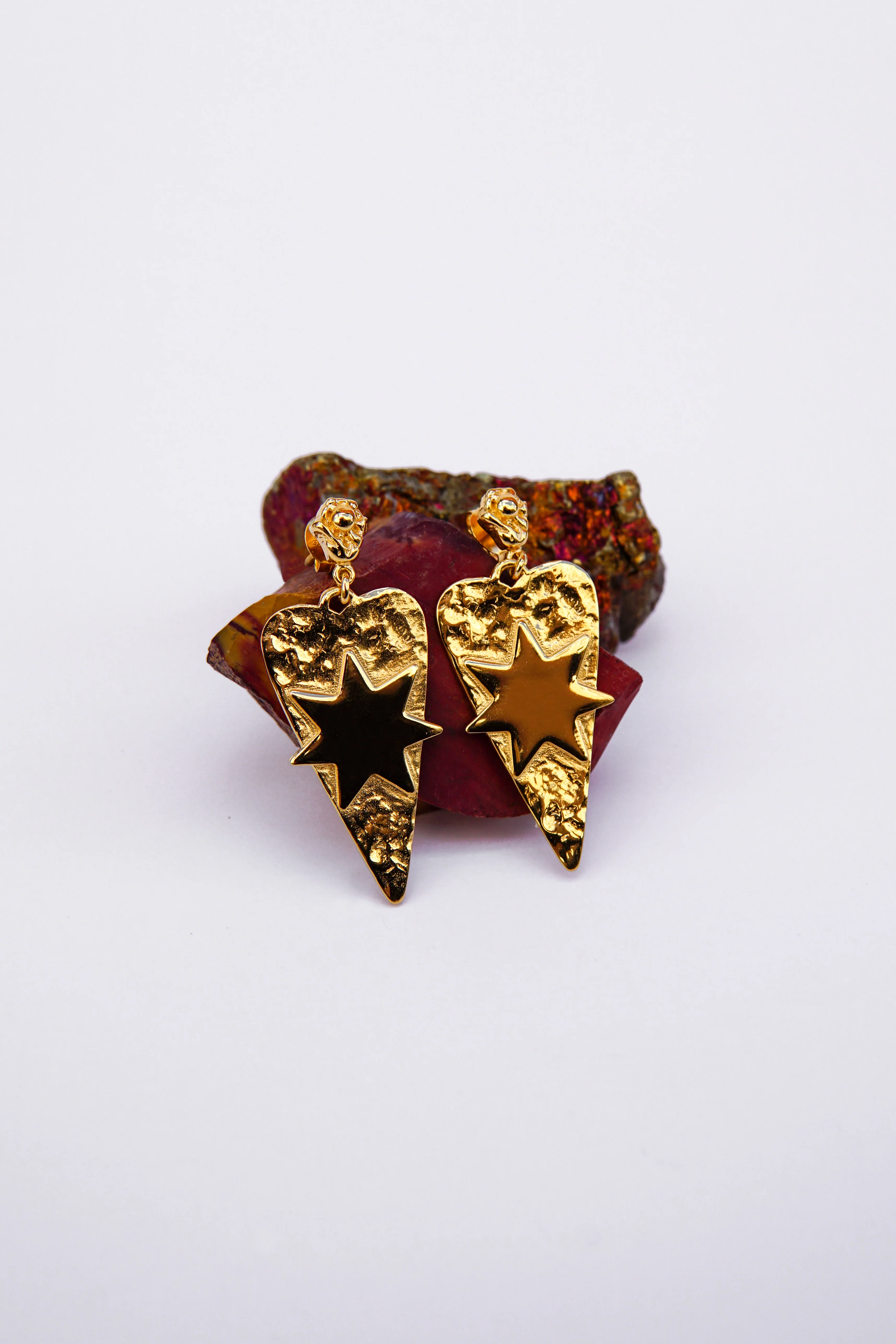 Interstellar Love Earring Gold Plated - Image 6