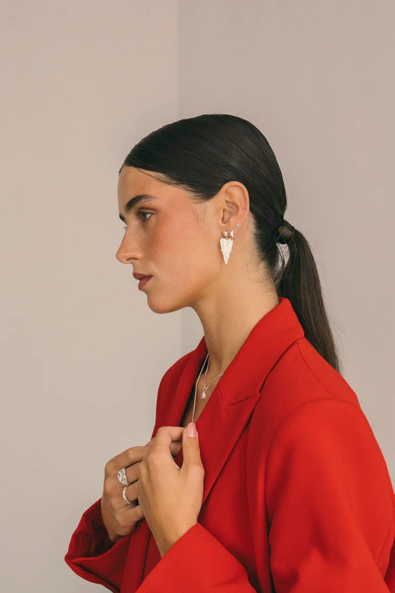 Interstellar Love Earring Silver - Image 3