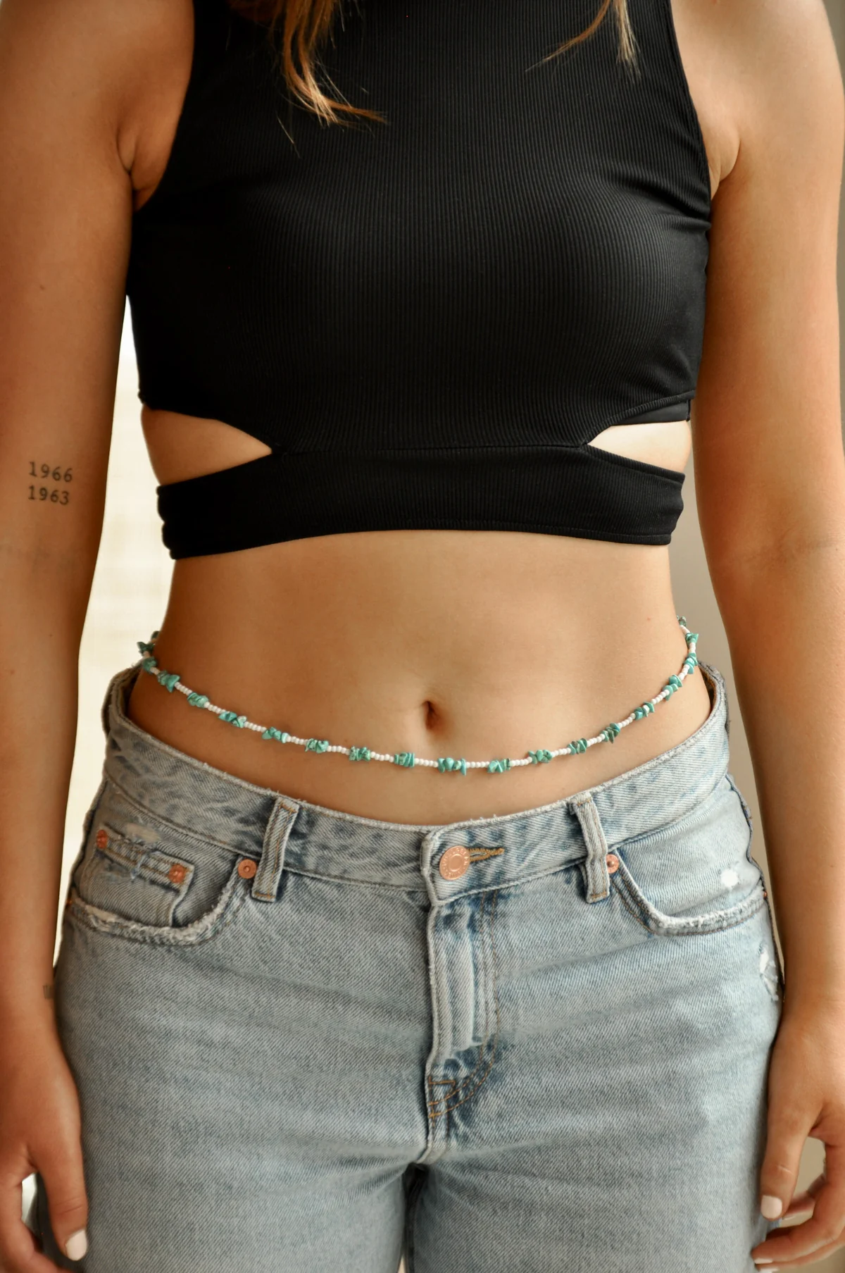 Mediterranean belly chain gold plated - Image 11