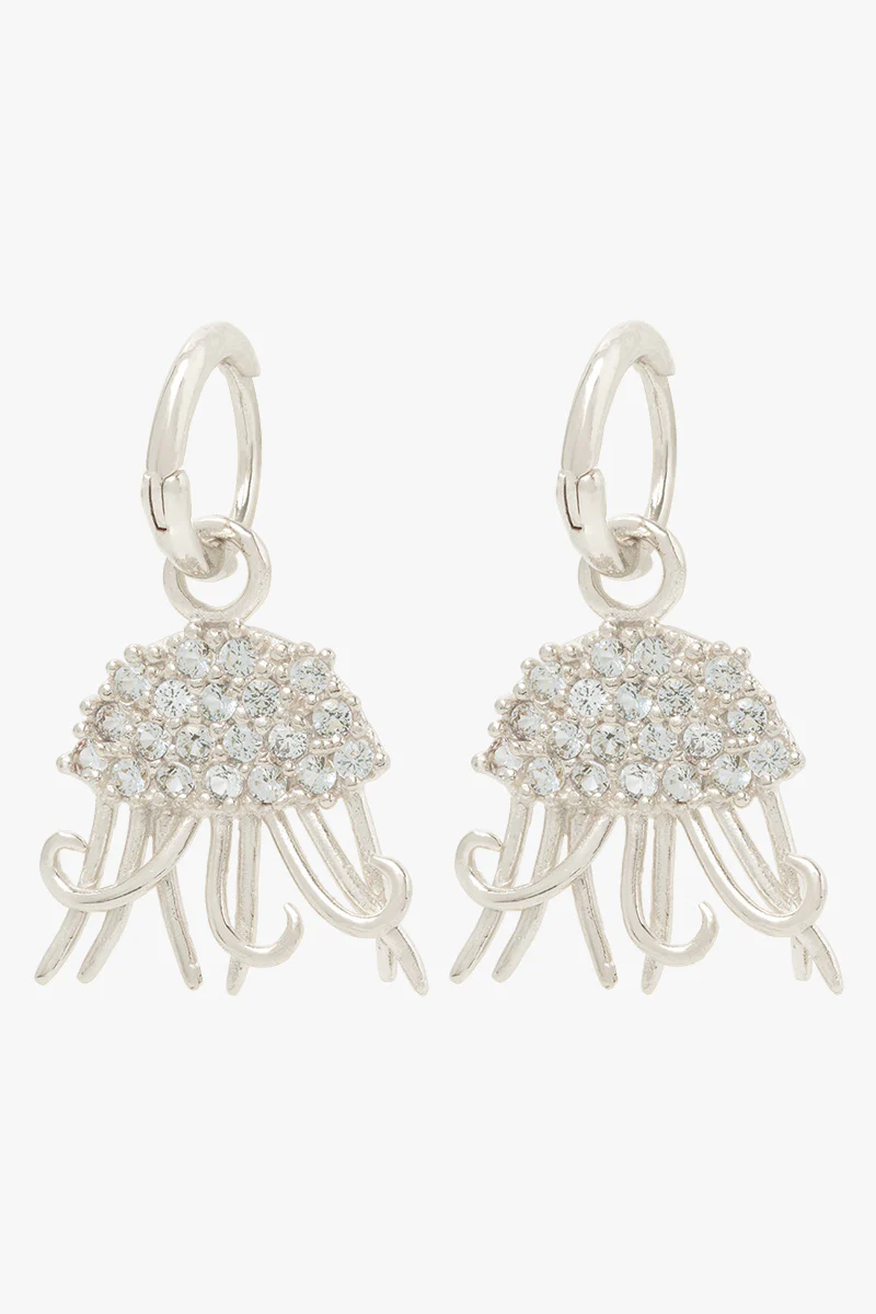 Medusa Hoop Earring Silver - Image 6