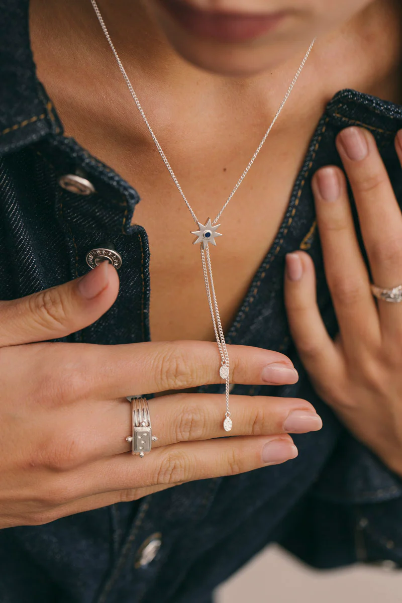 Night Sky Necklace Silver - Image 4