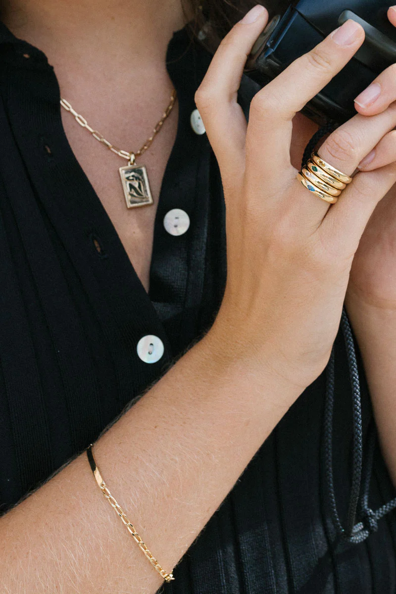 Personalized bar bracelet gold plated (pre-order) - Image 12