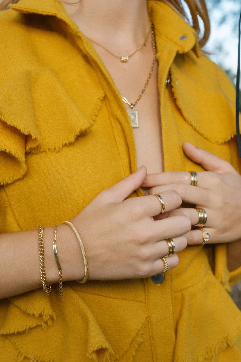 Personalized bar bracelet gold plated (pre-order) - Image 5