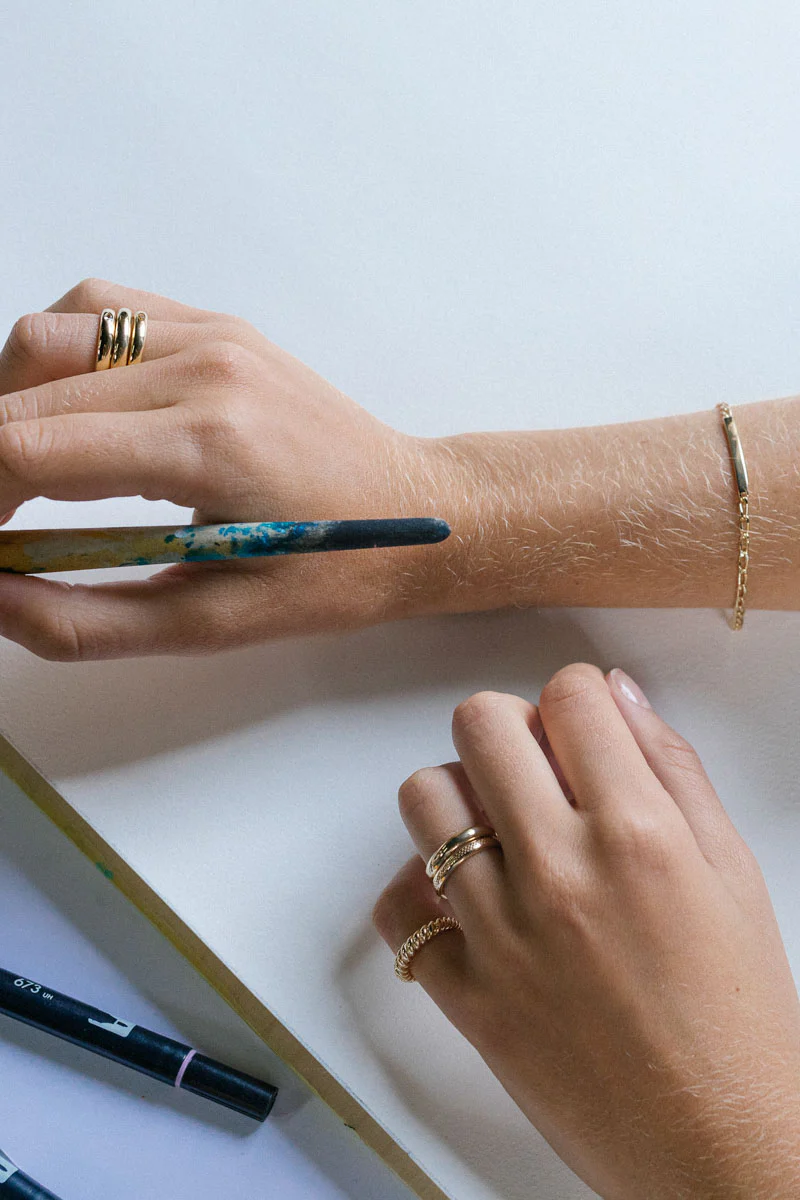 Personalized bar bracelet gold plated (pre-order) - Image 7