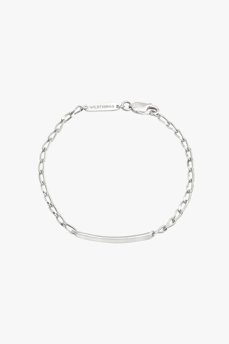 Personalized bar bracelet silver (pre-order) - Image 6