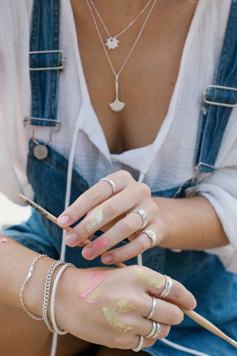 Personalized bar bracelet silver (pre-order) - Image 8