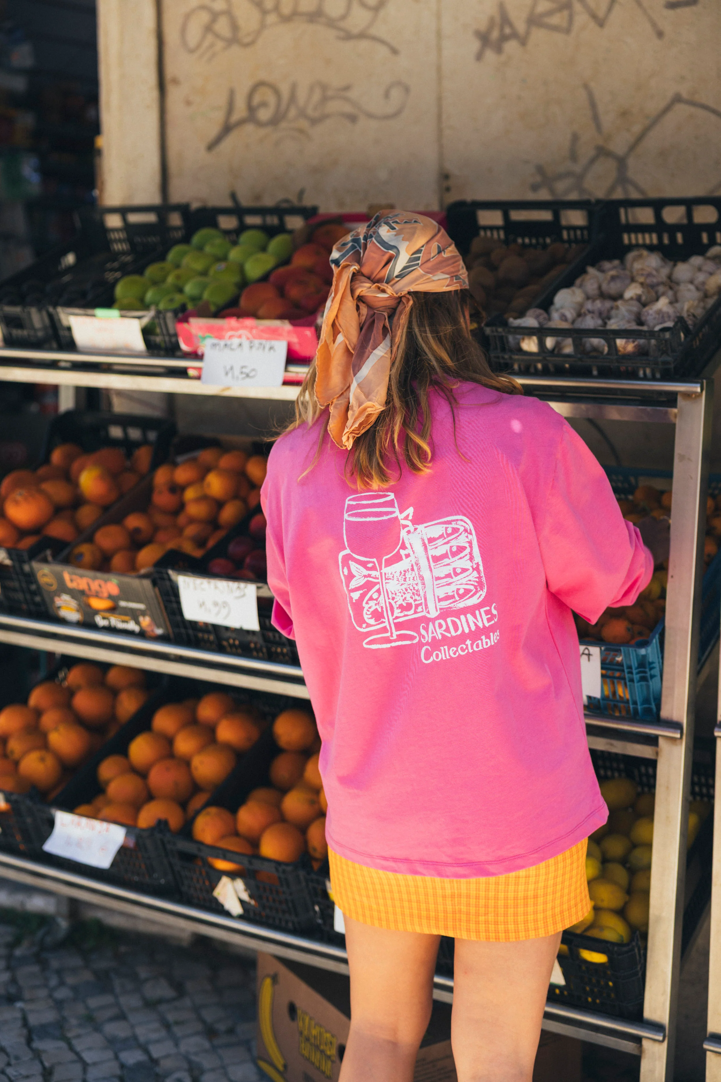 Sardines Tee Long Sleeve Pink - Image 8