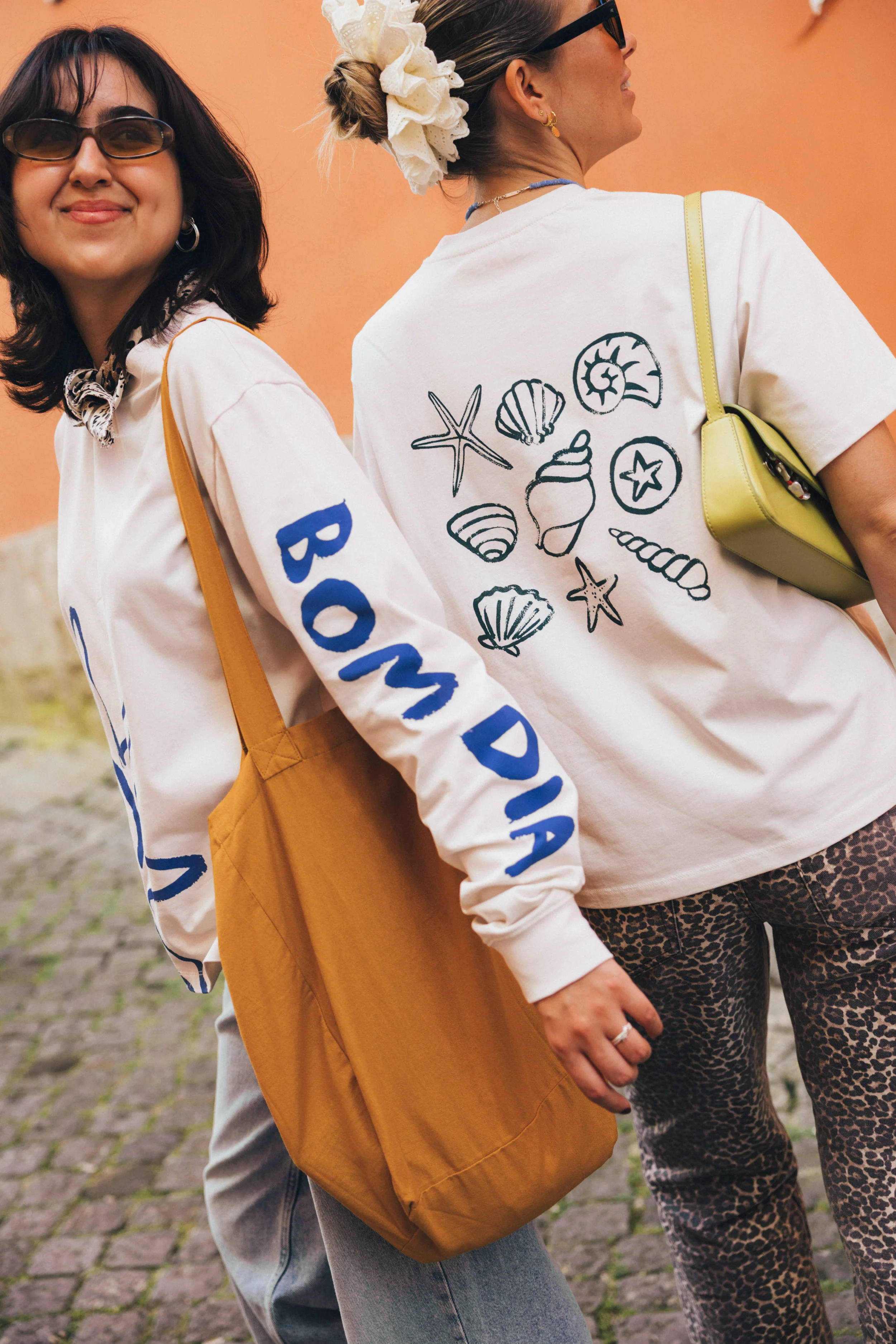 Shell Tee Short Sleeve Beige - Image 6