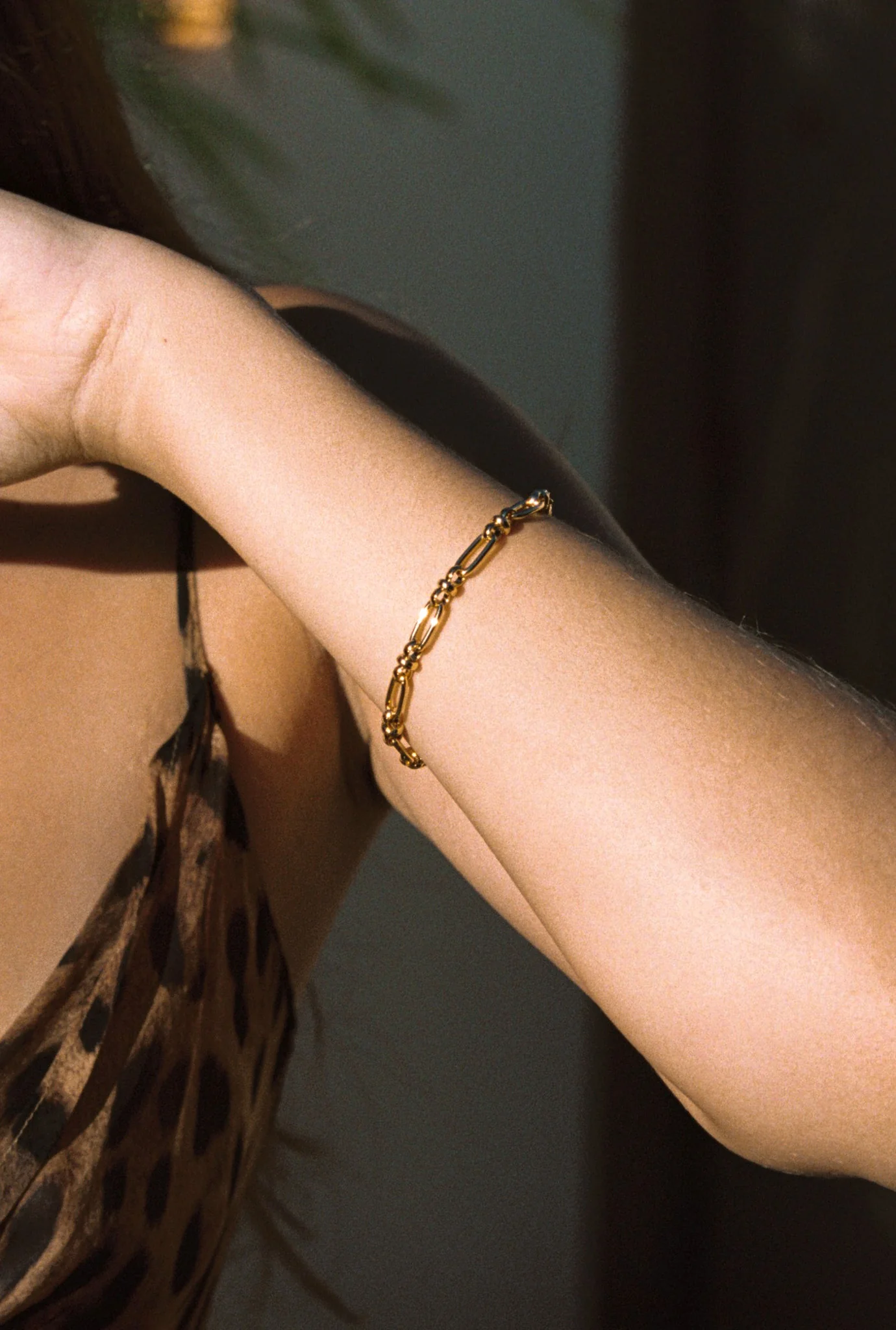 Signature chain bracelet gold plated - Image 3