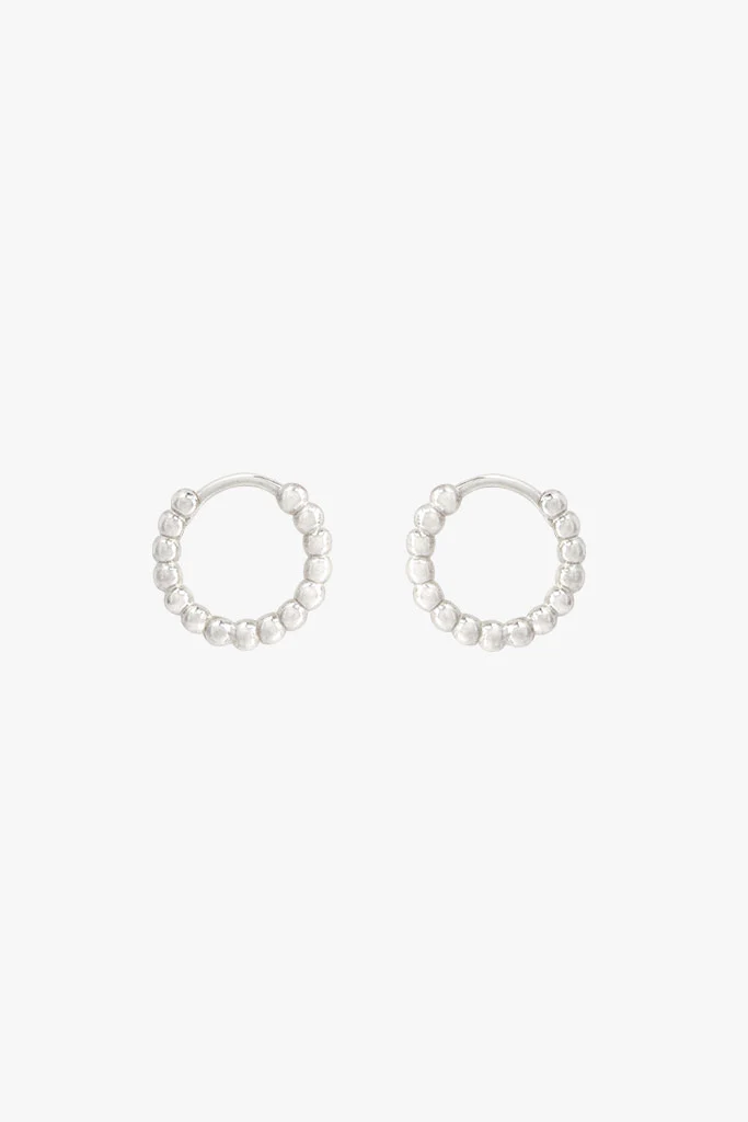 Small dots hoop silver (13mm) - Image 7