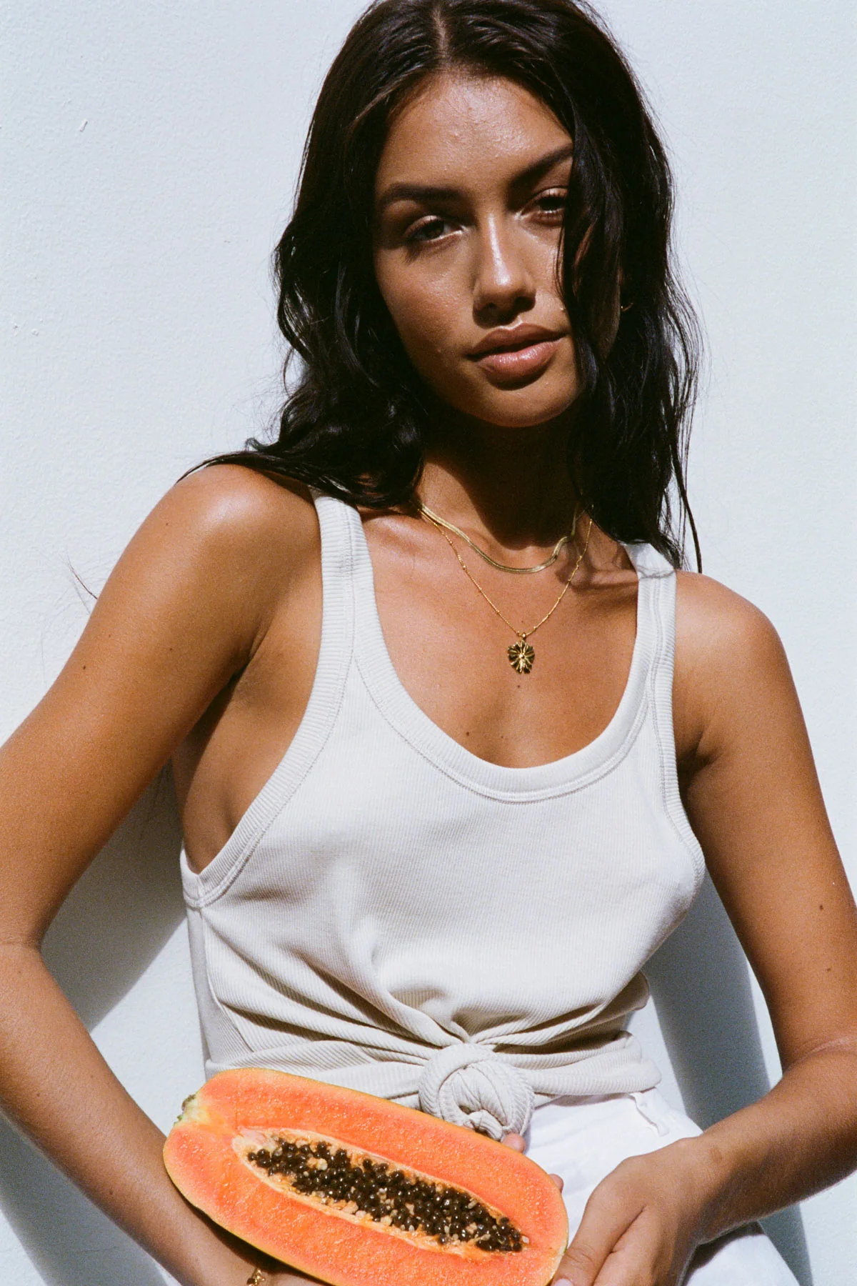 Snake chain necklace gold plated (36cm) - Image 9