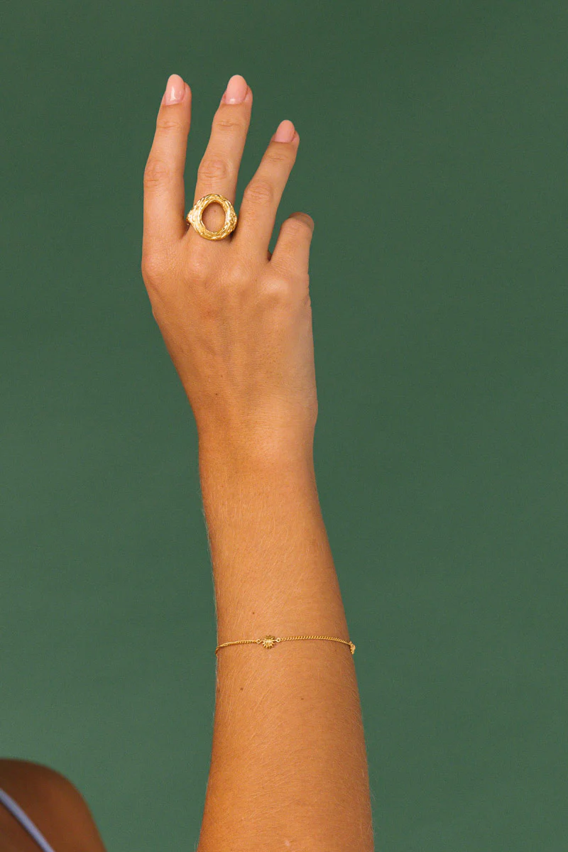 Sun Rays Bracelet Gold Plated - Image 3