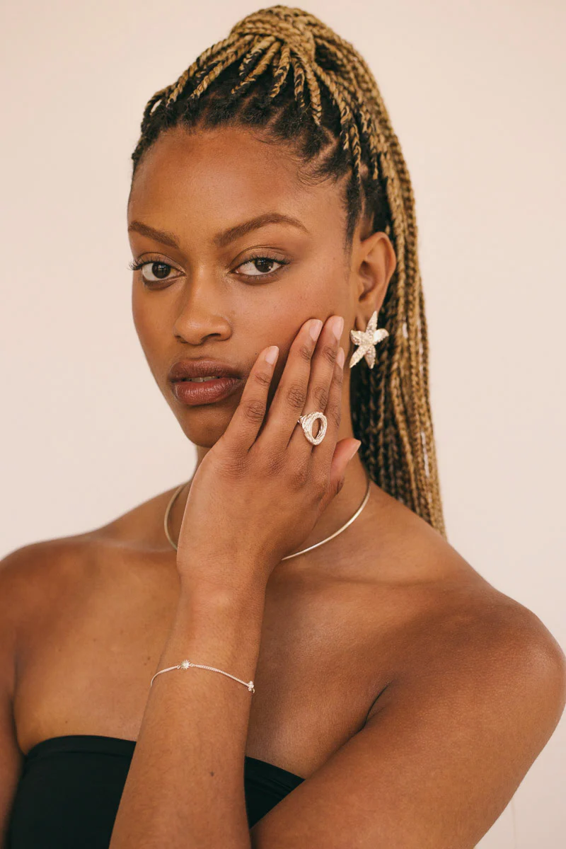 Sun Rays Bracelet Silver - Image 3