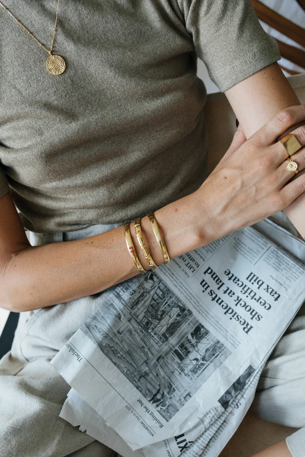 Sunkissed bracelet gold plated - Image 7