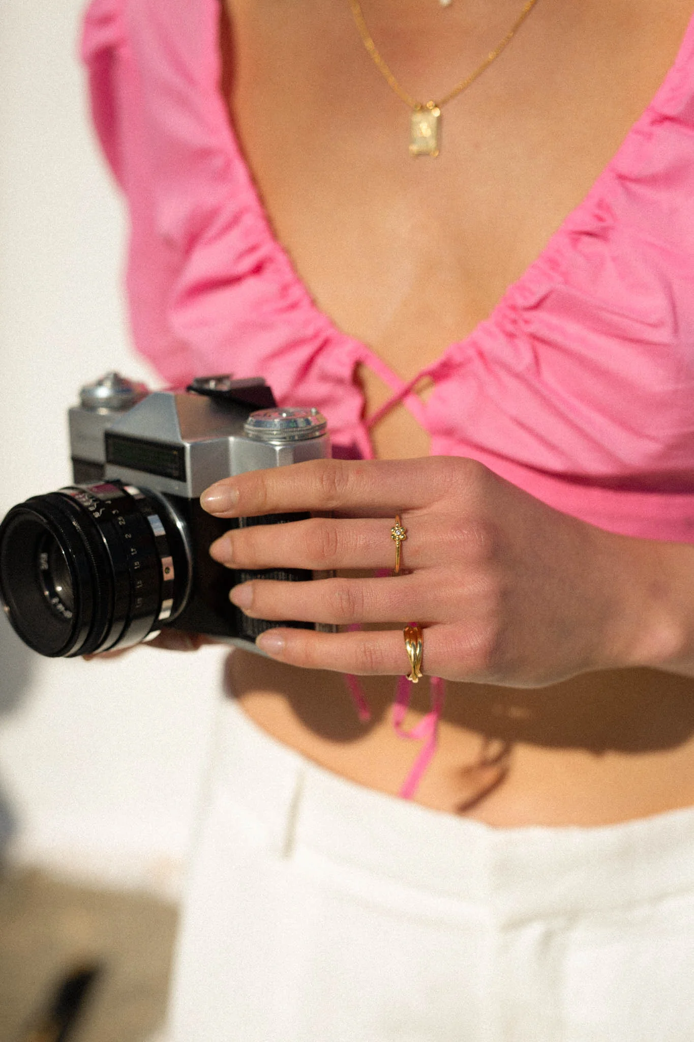Trinity pinky ring gold plated - Image 12