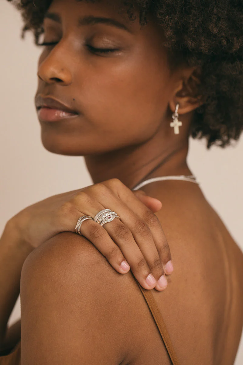 Trinity pinky ring silver - Image 5