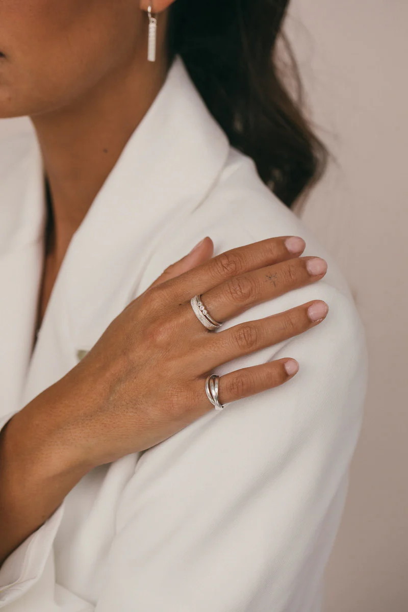 Trinity pinky ring silver - Image 7