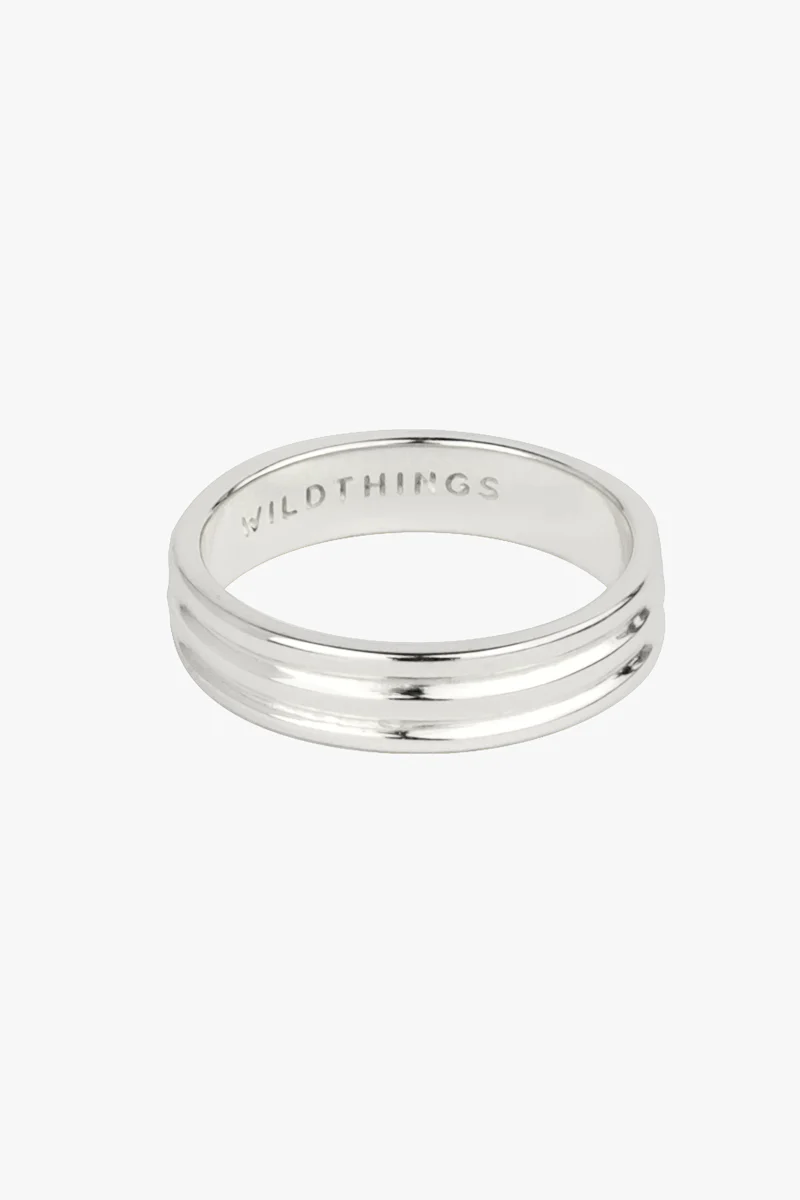 Triple pinky band silver - Image 3