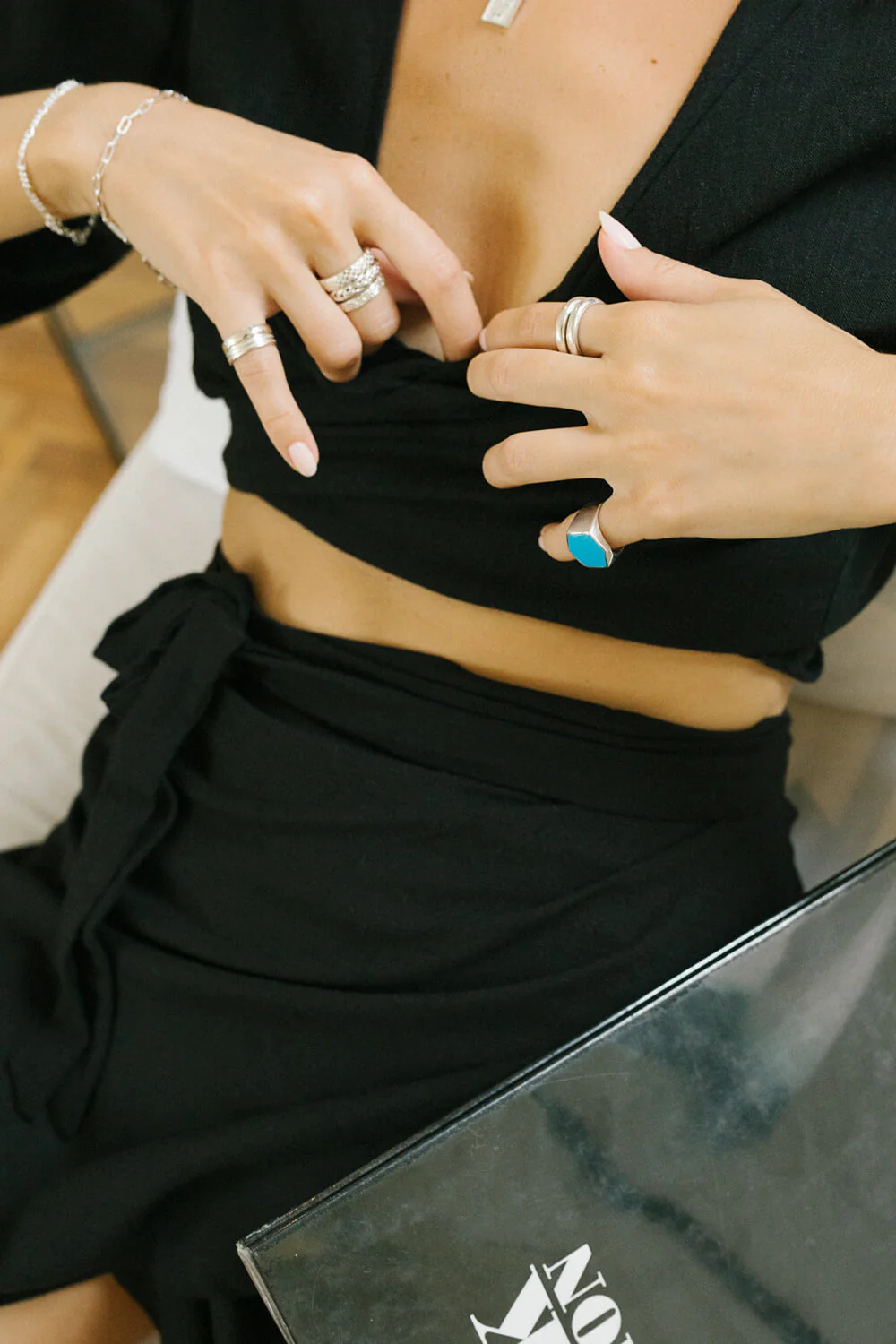 Triple pinky band silver - Image 7