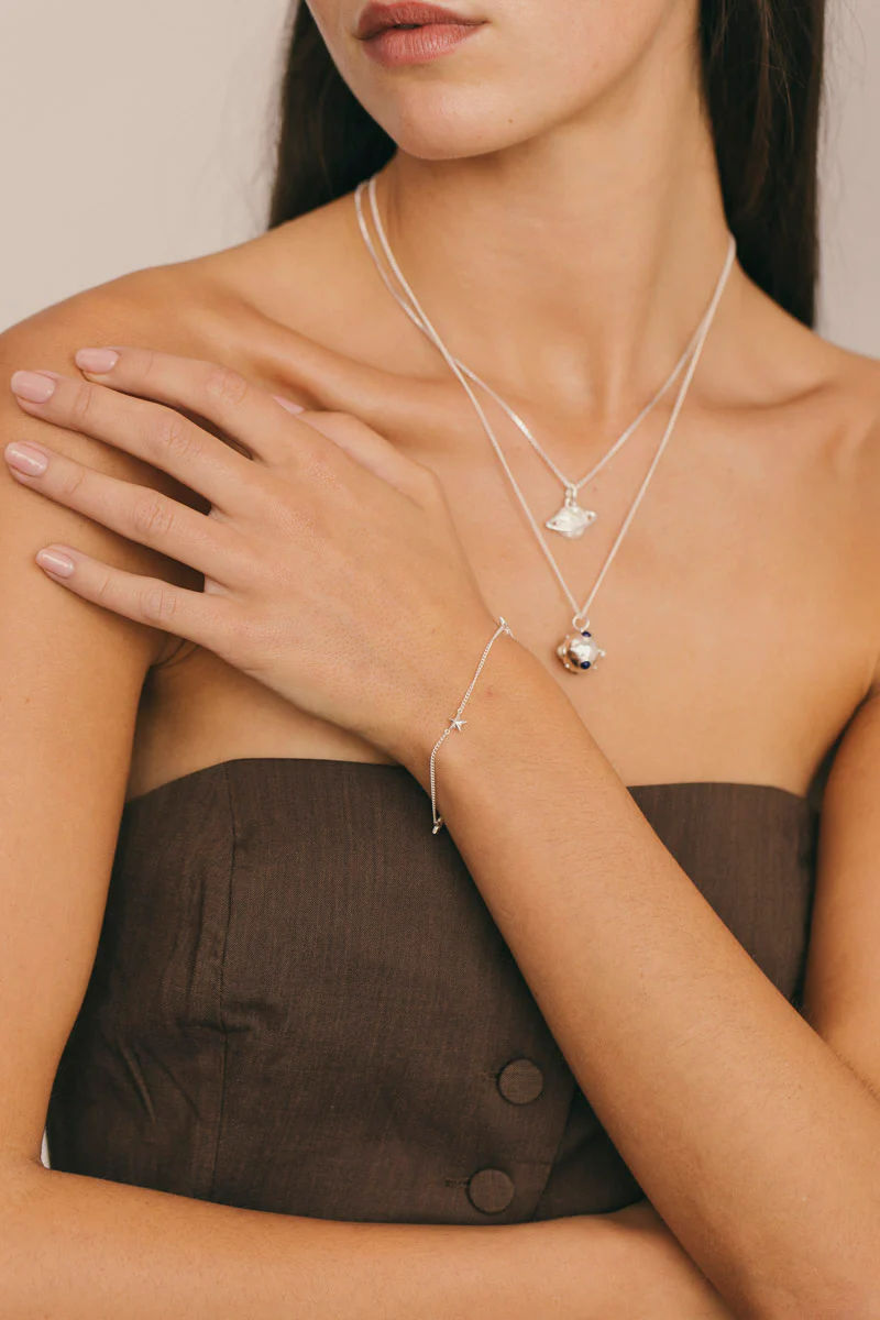 Triple Star Bracelet Silver - Image 3