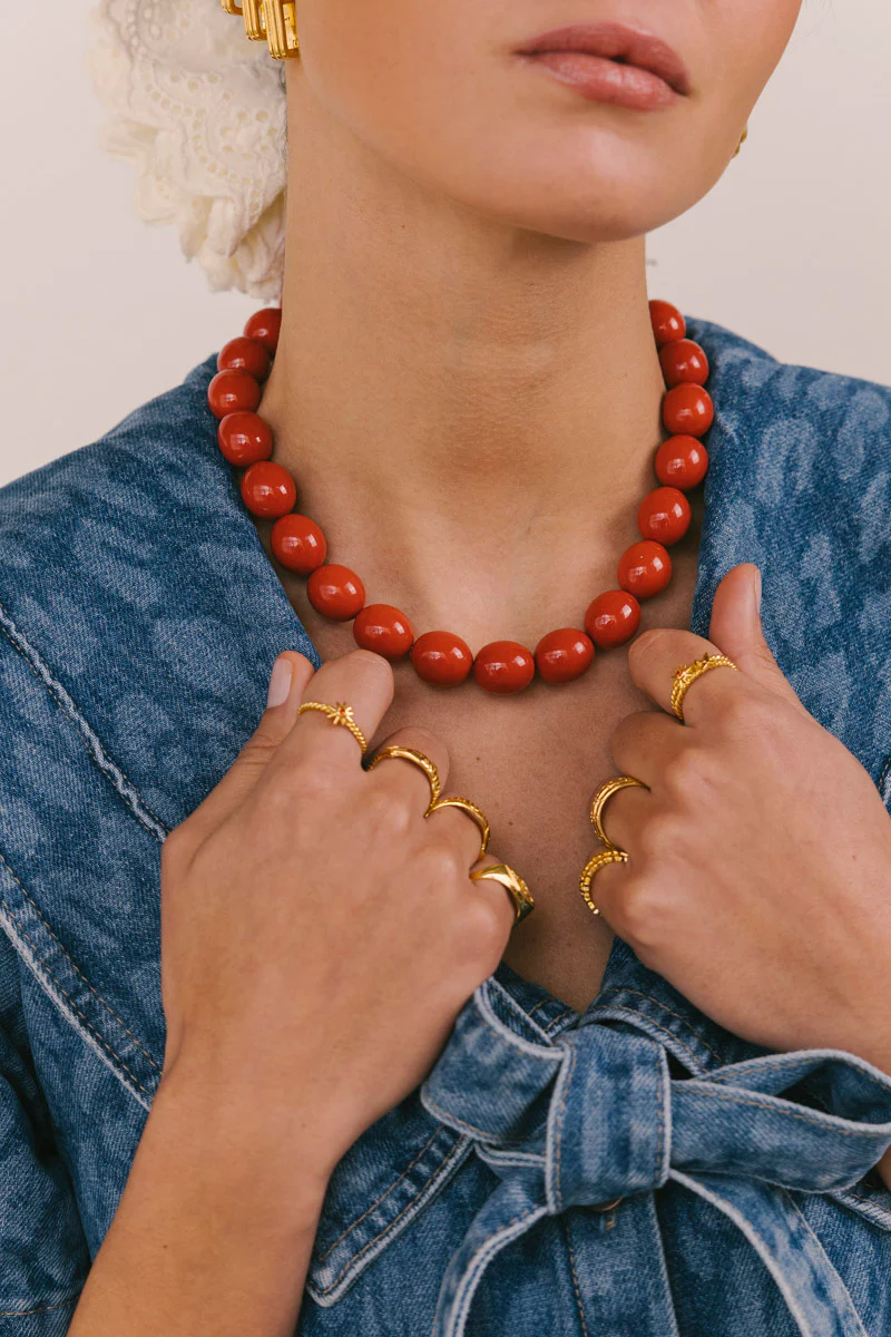 Twisting Sunshine Ring Gold Plated - Image 4