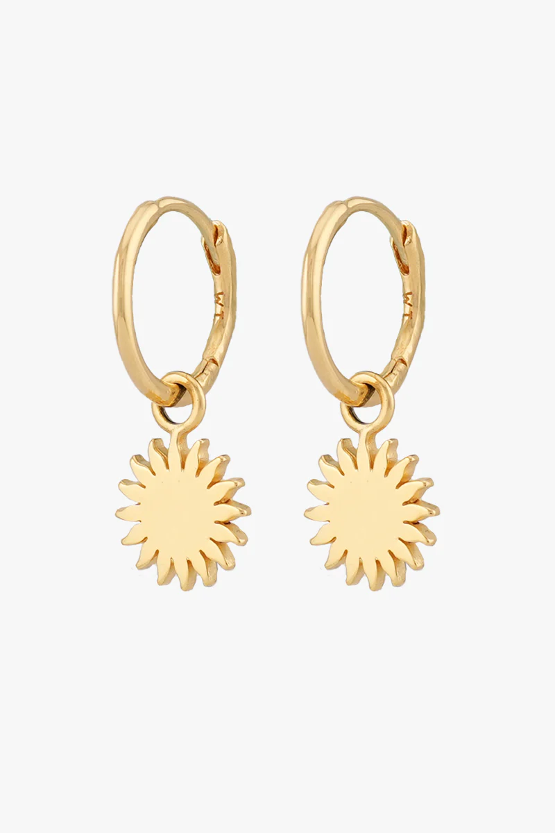 Under The Sun Hoop Gold Plated - Image 6